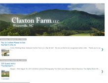 Tablet Screenshot of claxtonfarm.blogspot.com