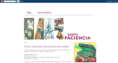 Desktop Screenshot of lojasantapaciencia.blogspot.com