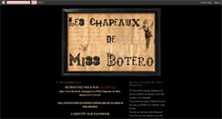 Desktop Screenshot of missboterochapeaux.blogspot.com