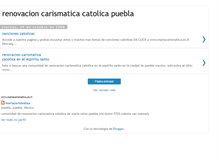 Tablet Screenshot of mariacarismatica.blogspot.com