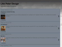 Tablet Screenshot of likepeterdesign.blogspot.com