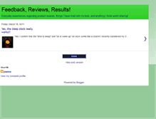 Tablet Screenshot of feedbackreviewsresults.blogspot.com