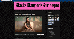 Desktop Screenshot of blackdiamondburlesque.blogspot.com