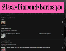 Tablet Screenshot of blackdiamondburlesque.blogspot.com