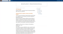 Desktop Screenshot of hispanicprofessional.blogspot.com