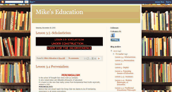 Desktop Screenshot of mikeseducation.blogspot.com