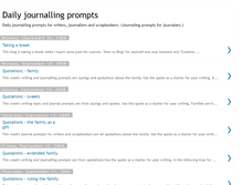Tablet Screenshot of dailyjournallingprompts.blogspot.com