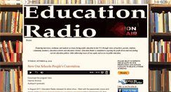 Desktop Screenshot of education-radio.blogspot.com