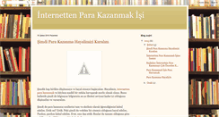 Desktop Screenshot of internettenparakazanmakisi.blogspot.com