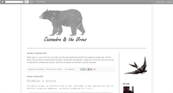 Desktop Screenshot of cassandraandtheursus.blogspot.com