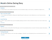 Tablet Screenshot of nicolesonlinedatingdiary.blogspot.com
