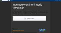 Desktop Screenshot of intimosexyonline.blogspot.com