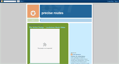 Desktop Screenshot of preciseroutes.blogspot.com