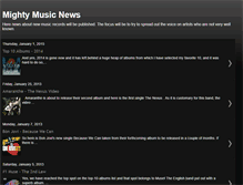 Tablet Screenshot of mightydemmusic.blogspot.com