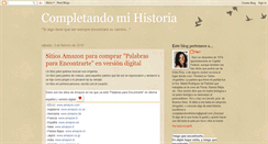 Desktop Screenshot of completandomihistoria.blogspot.com