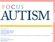 Tablet Screenshot of focusautism.blogspot.com