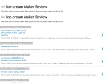 Tablet Screenshot of ice-cream-maker-review.blogspot.com