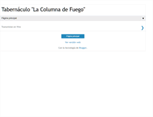 Tablet Screenshot of lacolumnadefuegoenperu.blogspot.com