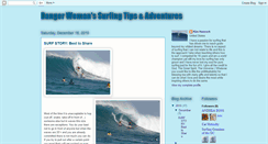 Desktop Screenshot of dangerwomansurf.blogspot.com