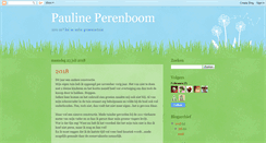 Desktop Screenshot of paulineperenboom.blogspot.com