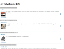 Tablet Screenshot of mypolychromelife.blogspot.com