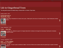 Tablet Screenshot of lifeingingerbreadtown.blogspot.com