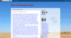 Desktop Screenshot of confessionsofasoontobeformerfatguy.blogspot.com