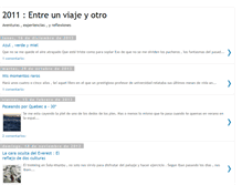 Tablet Screenshot of entreunviajeyotro.blogspot.com