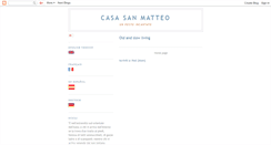 Desktop Screenshot of casasanmatteo.blogspot.com