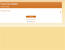 Tablet Screenshot of casasanmatteo.blogspot.com