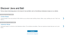 Tablet Screenshot of discoverjavaandbali.blogspot.com