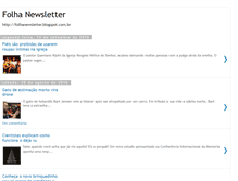 Tablet Screenshot of folhanewsletter.blogspot.com