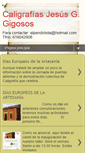 Mobile Screenshot of caligrafiasgigosos.blogspot.com