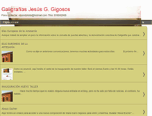 Tablet Screenshot of caligrafiasgigosos.blogspot.com