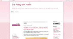 Desktop Screenshot of getprettywithjoelle.blogspot.com