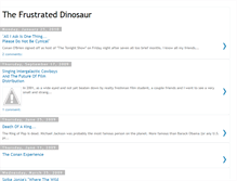 Tablet Screenshot of frustrateddinosaur.blogspot.com