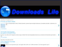 Tablet Screenshot of downloadslilo.blogspot.com