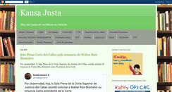 Desktop Screenshot of kausajusta.blogspot.com