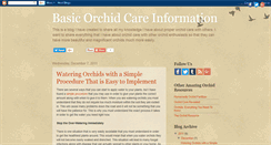 Desktop Screenshot of beginner-orchid-care.blogspot.com