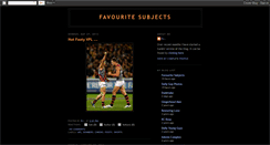 Desktop Screenshot of favouritesubjects.blogspot.com