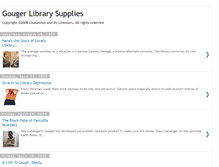 Tablet Screenshot of gougerlibrarysupplies.blogspot.com