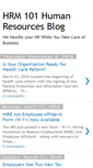 Mobile Screenshot of hrm101-blog.blogspot.com