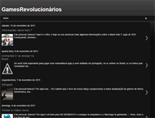 Tablet Screenshot of gamesrevolucionarios.blogspot.com