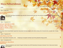 Tablet Screenshot of mayafathurrahman.blogspot.com