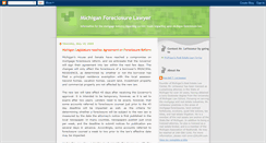 Desktop Screenshot of michiganforeclosurelawyer.blogspot.com