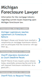 Mobile Screenshot of michiganforeclosurelawyer.blogspot.com