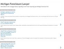 Tablet Screenshot of michiganforeclosurelawyer.blogspot.com