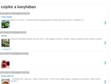 Tablet Screenshot of csipikeakonyhaban.blogspot.com