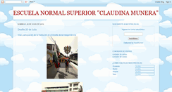 Desktop Screenshot of normalclaudinamunera.blogspot.com