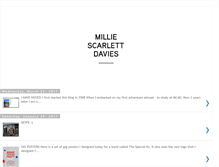 Tablet Screenshot of milliedavies.blogspot.com